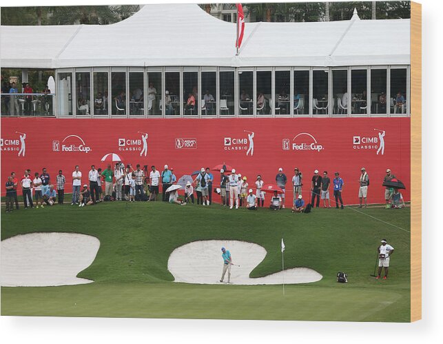 Malaysia Wood Print featuring the photograph CIMB Classic - Round Two by Stanley Chou