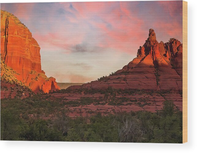  Wood Print featuring the photograph Climbing Bell Rock by Al Judge