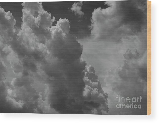 4120 Wood Print featuring the photograph Clouds liv by FineArtRoyal Joshua Mimbs