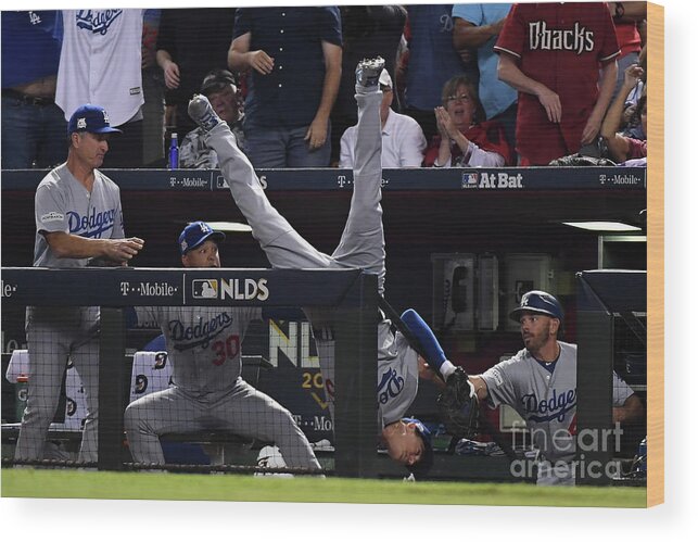 People Wood Print featuring the photograph Cody Bellinger by Norm Hall