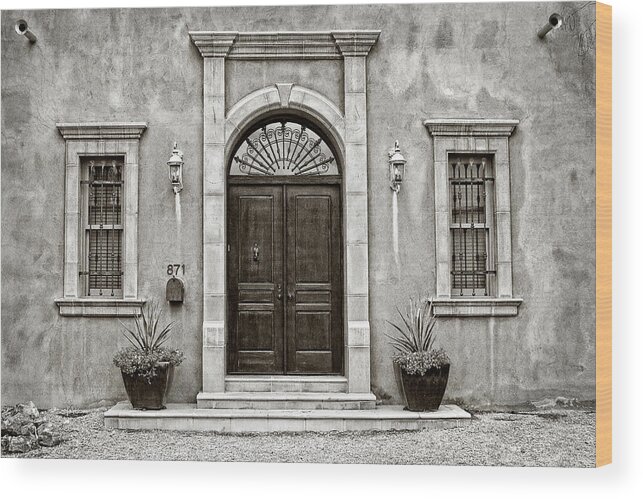 Doors Wood Print featuring the photograph Color Blind by Carmen Kern