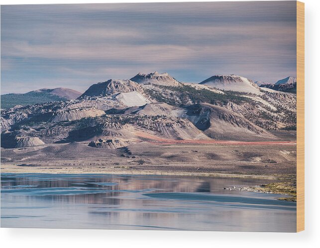 California Wood Print featuring the photograph Crater Mountain by Alexander Kunz