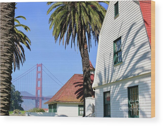 San Francisco Wood Print featuring the photograph Crissy Field by Wilko van de Kamp Fine Photo Art