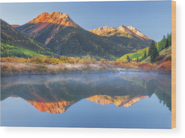 Lake Wood Print featuring the photograph Crystal Lake Calm by Darren White