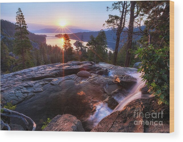 Clouds Wood Print featuring the photograph Day Break by Anthony Michael Bonafede