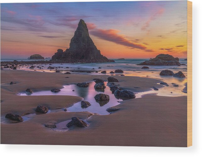 Oregon Wood Print featuring the photograph Days End by Darren White