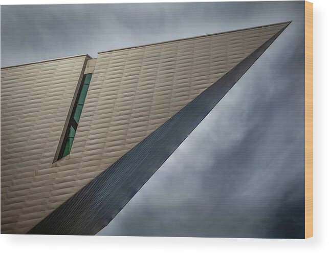 Denver Art Museum Wood Print featuring the photograph Denver Art Museum 3 by Kevin Schwalbe