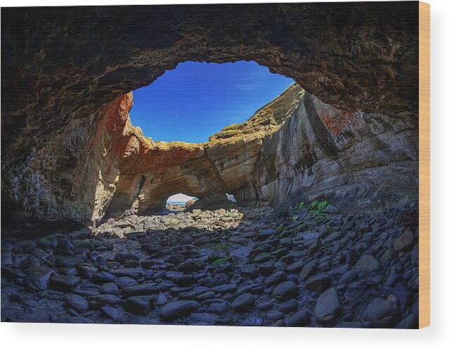 Oregon Coast Wood Print featuring the photograph Devils Punchbowl 2 by Pelo Blanco Photo