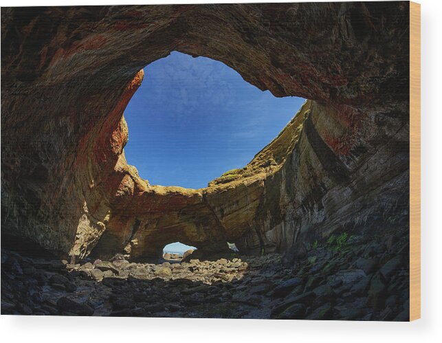 Oregon Coast Wood Print featuring the photograph Devils Punchbowl 3 by Pelo Blanco Photo