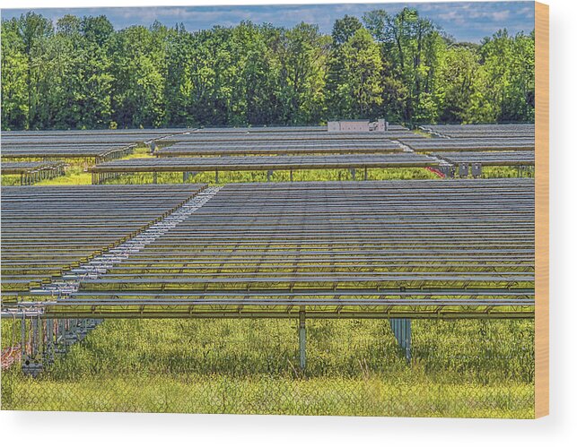 Dominion Energy Wood Print featuring the photograph Dominion Energy 1 by Jerry Gammon