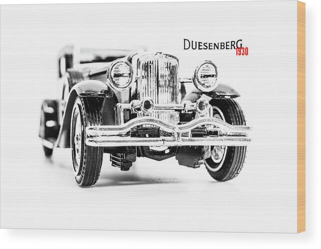 1930 Wood Print featuring the photograph Duesenberg Model J Town Car 1930 by Viktor Wallon-Hars