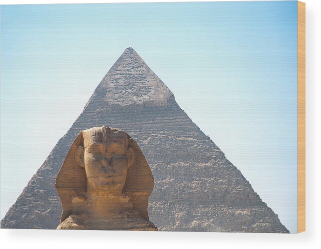 Egypt Wood Print featuring the photograph Egypt #4 by Claude Taylor