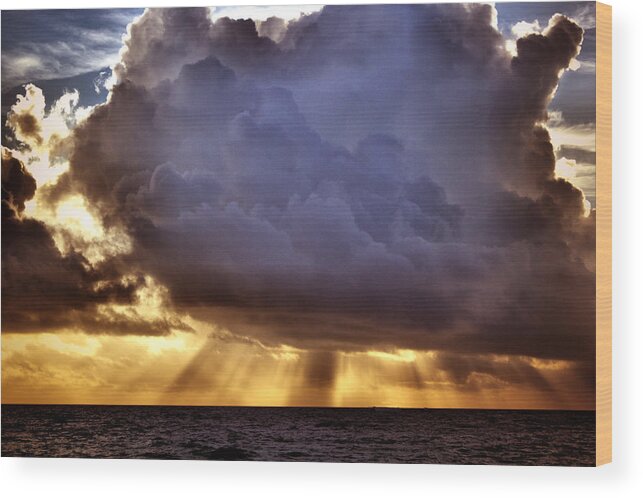 Skies Wood Print featuring the photograph Elemental by Montez Kerr