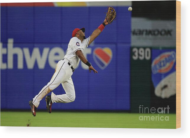 People Wood Print featuring the photograph Elvis Andrus and Manny Machado by Ron Jenkins