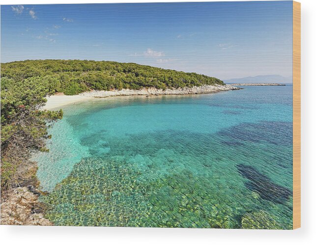 Emblisi Wood Print featuring the photograph Emblisi in Kefalonia, Greece by Constantinos Iliopoulos