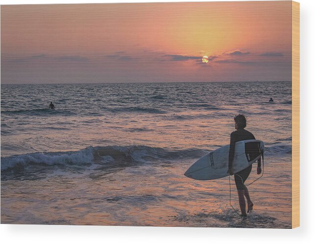 Summer Surfing Wood Print featuring the photograph Endless Summer by Rebecca Herranen