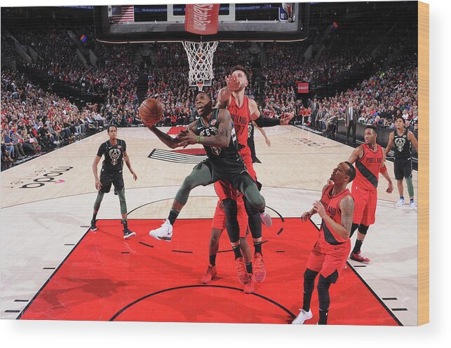 Nba Pro Basketball Wood Print featuring the photograph Eric Bledsoe by Sam Forencich