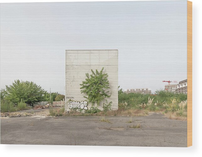 New Topographics Wood Print featuring the photograph European Urbanscapes 27 by Stuart Allen
