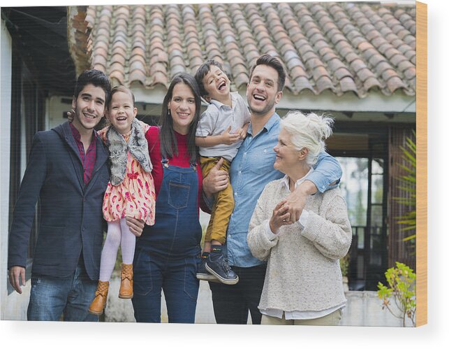 Mid Adult Women Wood Print featuring the photograph Family meeting by RicardoImagen