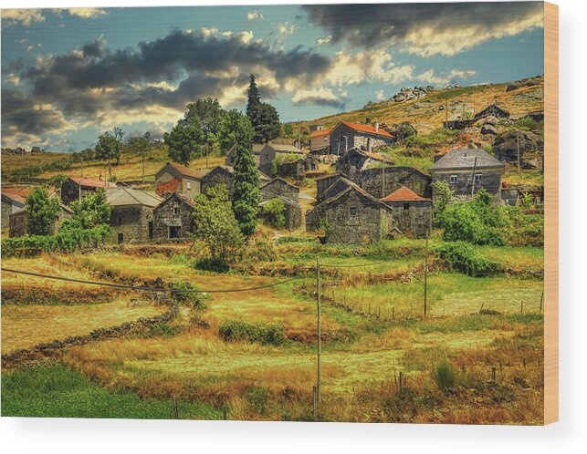 Landscape Wood Print featuring the photograph Fervenca by Micah Offman