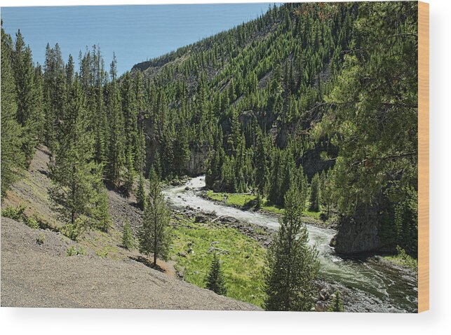 Montana Wood Print featuring the photograph Firehole River by Joe Granita