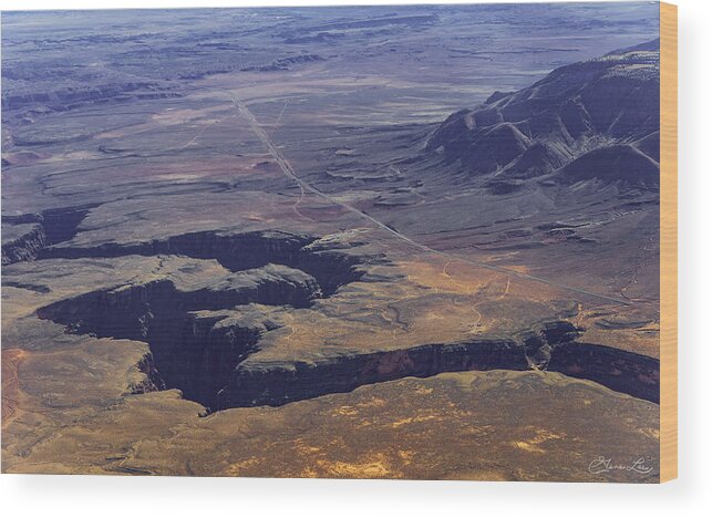 Volcanic Arizona Canyon Lava Caldera Volcano Landscape Colorful Rock Mountains Ancient Fstop101 Wood Print featuring the photograph Flagstaff's Volcanic Field by Geno Lee