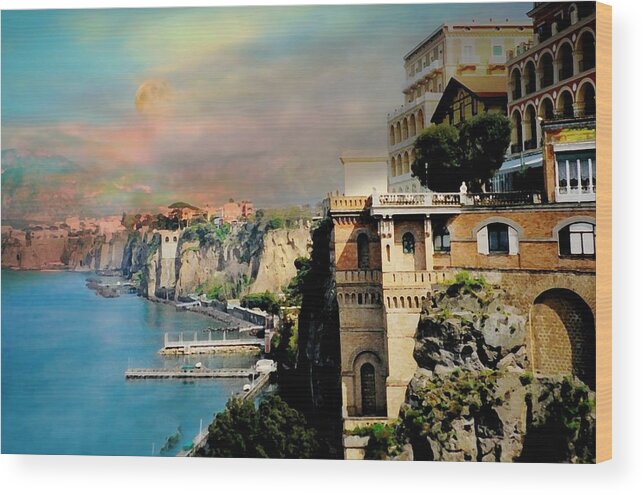Landscape Wood Print featuring the photograph Follow My Heart to Sorrento by Diana Angstadt