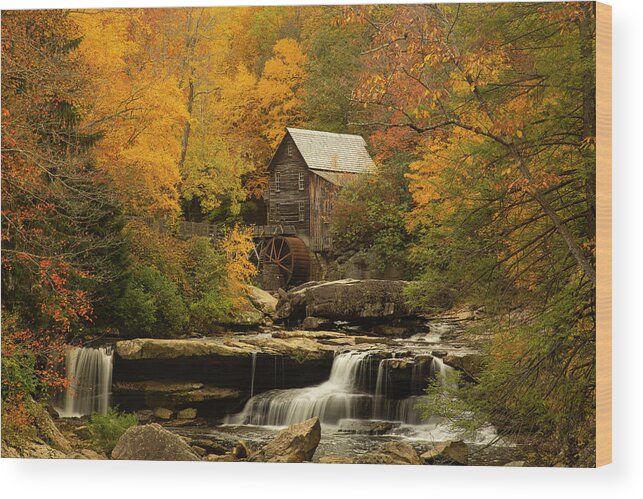 Glades Creek Mill Wood Print featuring the photograph Glades Creek Mill by Doug McPherson