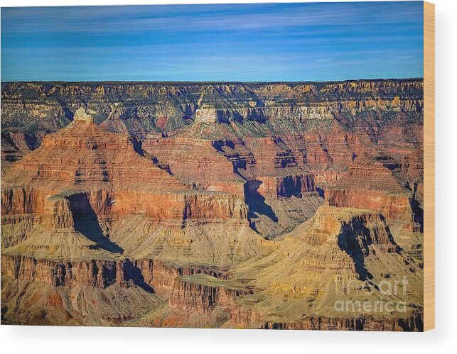Jon Burch Wood Print featuring the photograph Grand Canyon Close Up by Jon Burch Photography
