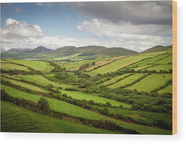 Gurteen Wood Print featuring the photograph Gurteen Overlook by Mark Callanan