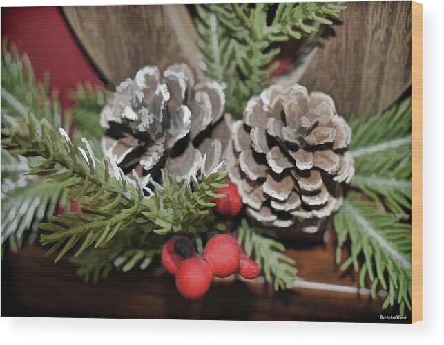 Happy Merry Wood Print featuring the photograph Happy Merry by Roberta Byram