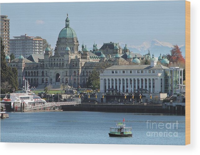 Harbour Ferry Wood Print featuring the photograph Harbour Ferry by Kimberly Furey