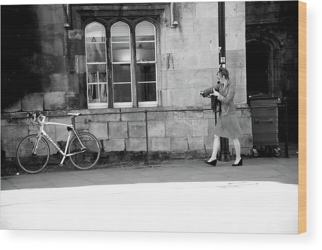 Yorkshire Wood Print featuring the photograph Her Thoughts by Jez C Self