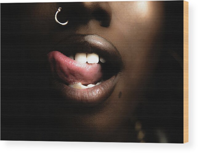 # #urbanmodels Wood Print featuring the photograph Hey Sweet Thing by Ken Sexton