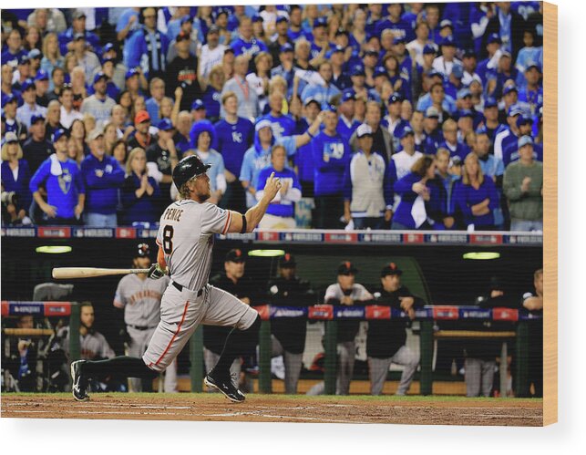 People Wood Print featuring the photograph Hunter Pence by Rob Carr