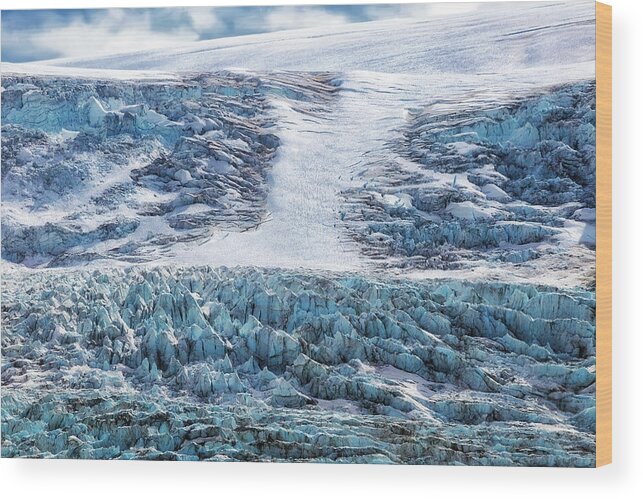 Art Wood Print featuring the photograph Ice Taffy by Rick Furmanek