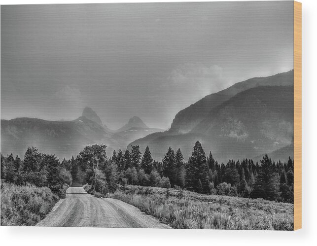 Tetons Wood Print featuring the photograph Idaho Side of the Tetons by Nathan Wasylewski