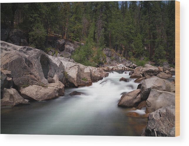 Stanislaus River Wood Print featuring the photograph If You Can Find It In Your Heart by Laurie Search