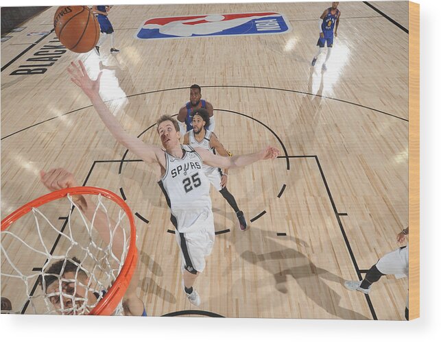 Jakob Poeltl Wood Print featuring the photograph Jakob Poeltl by Garrett Ellwood