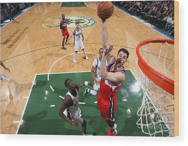 Nba Pro Basketball Wood Print featuring the photograph Jason Smith by Gary Dineen