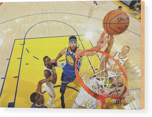 Nba Pro Basketball Wood Print featuring the photograph Javale Mcgee by Noah Graham