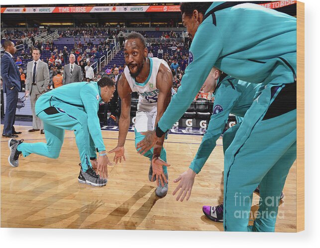 Kemba Walker Wood Print featuring the photograph Kemba Walker by Barry Gossage