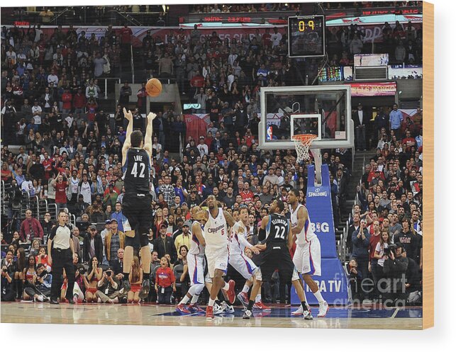 Nba Pro Basketball Wood Print featuring the photograph Kevin Love by Noah Graham