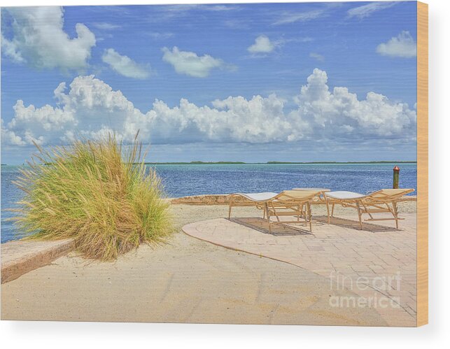 Key Largo Wood Print featuring the photograph Key Largo Getaway by Olga Hamilton