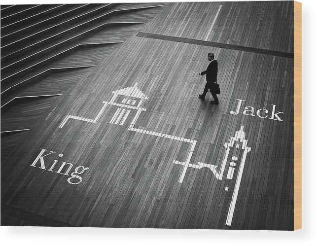 Yancho Sabev Photography Wood Print featuring the photograph King Jack by Yancho Sabev Art