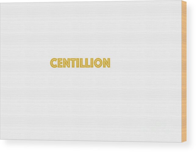  Wood Print featuring the digital art Kk Centillion by Walter Paul Bebirian