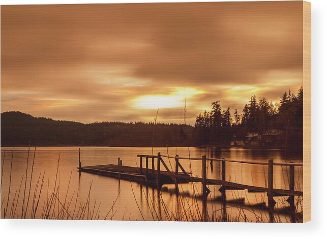 Lake Wood Print featuring the photograph Lake Campbell by Tony Locke