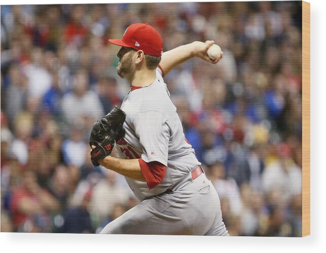 Wisconsin Wood Print featuring the photograph Lance Lynn by Dylan Buell