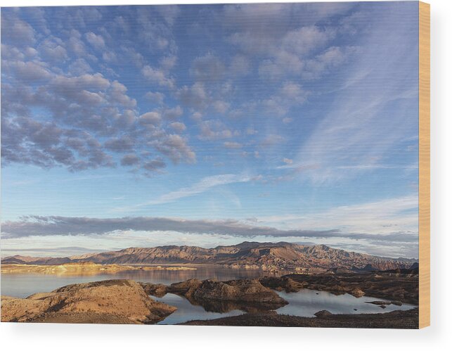 Nevada Wood Print featuring the photograph Las Vegas Bay by James Marvin Phelps