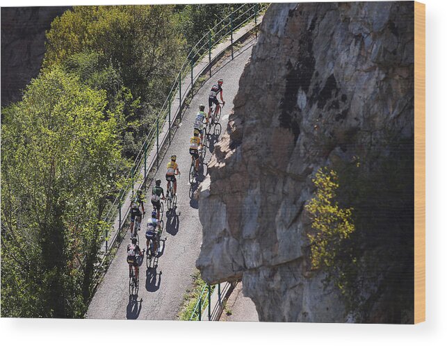 Sport Wood Print featuring the photograph Le Tour de France 2015 - Stage Eighteen by Bryn Lennon